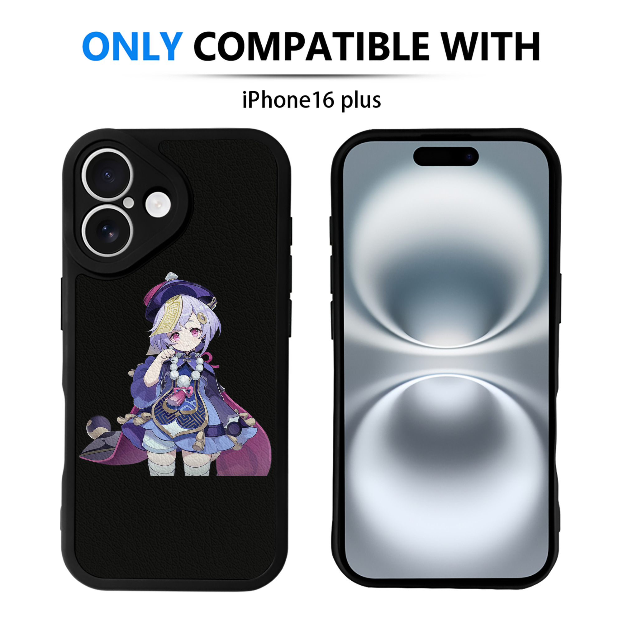 げんし神 七七 なな  genshin Nana 【iPhone 16シリーズ対応】シリコンスマホケース（レザー調） 材質：シリコン